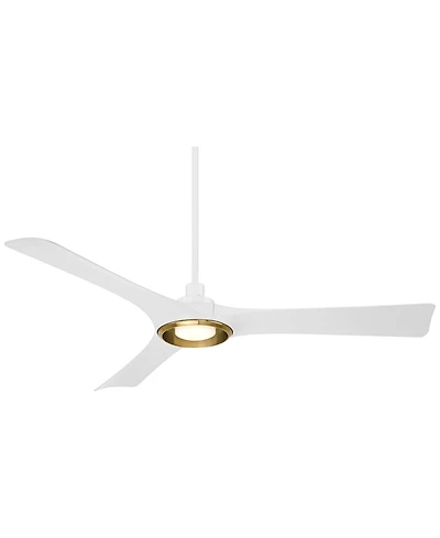 Casa Vieja 56" Ethos Modern Indoor Outdoor Ceiling Fan 3 Blade Led Light Remote Control