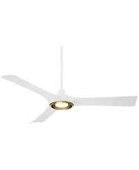 Casa Vieja 56" Ethos Modern Indoor Outdoor Ceiling Fan 3 Blade Led Light Remote Control
