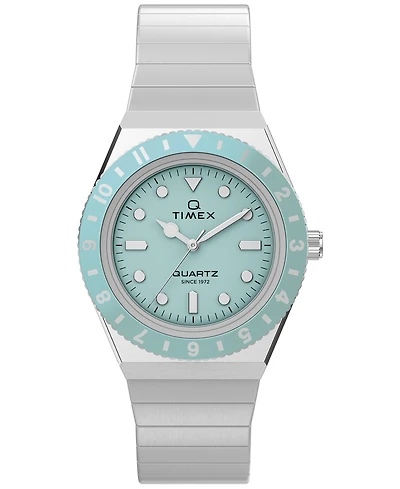 Timex Women's Quartz Analog Silver-Tone Stainless Steel Watch 30mm