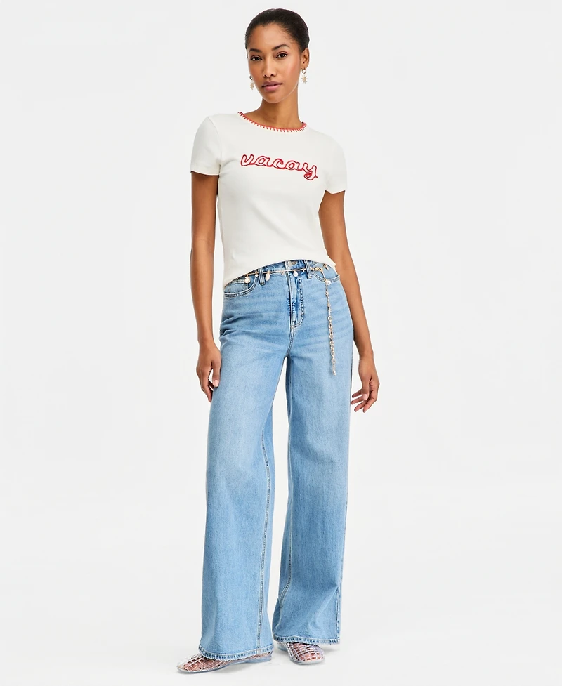 On 34th Women's Short-Sleeve Vacay Graphic T-Shirt, Macy's Exclusive