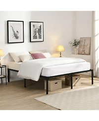 Lucky One Bed Frame, Heavy Duty Metal Bed Frame, Quick and Easy Assembly, Noise Free