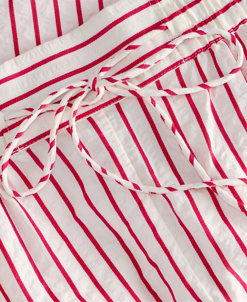 On 34th Women's Drawstring Seersucker Texture Shorts, Macy's Exclusive