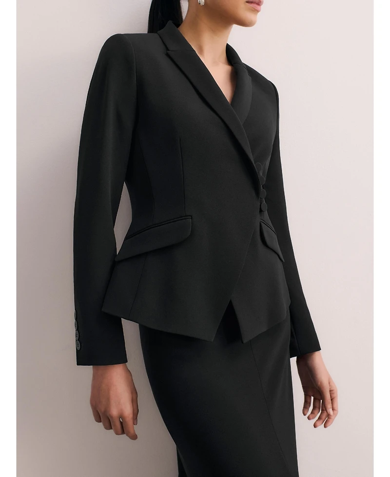 The Fold Women's Forino Clever Crepe Blazer