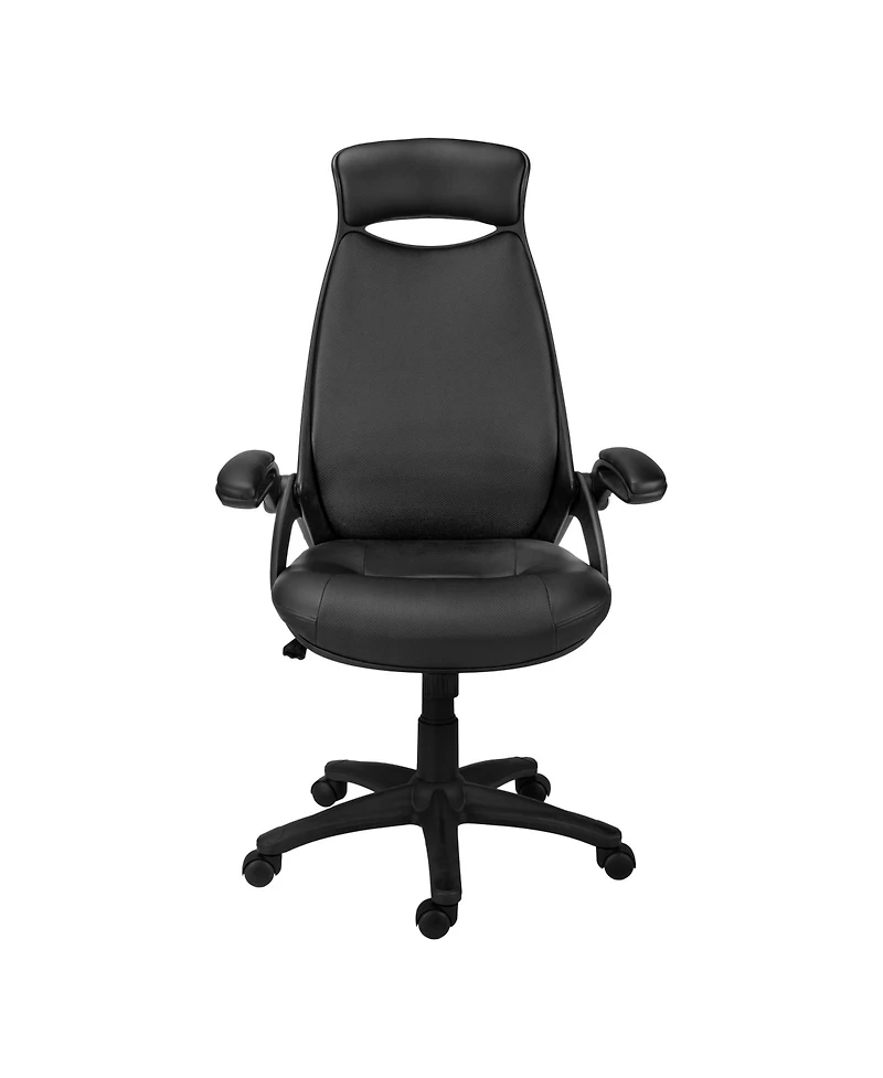 Flynama eather Look High Back Executive Office Chair