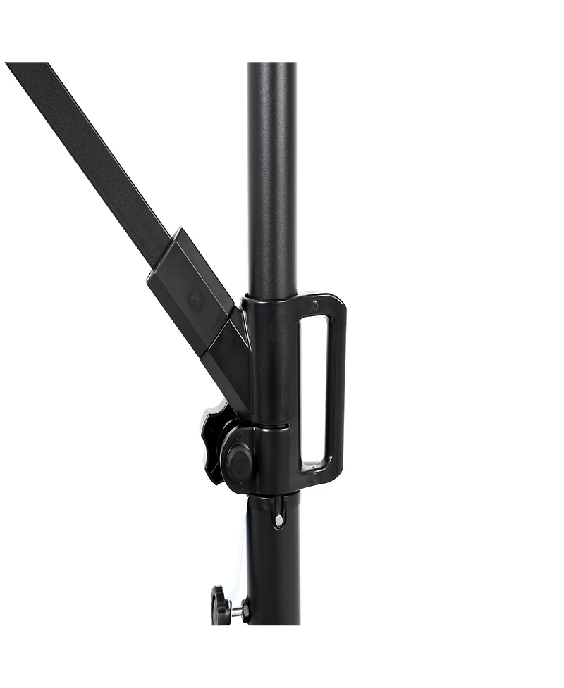 Clihome 10ft Offset Hanging Market Patio Umbrella