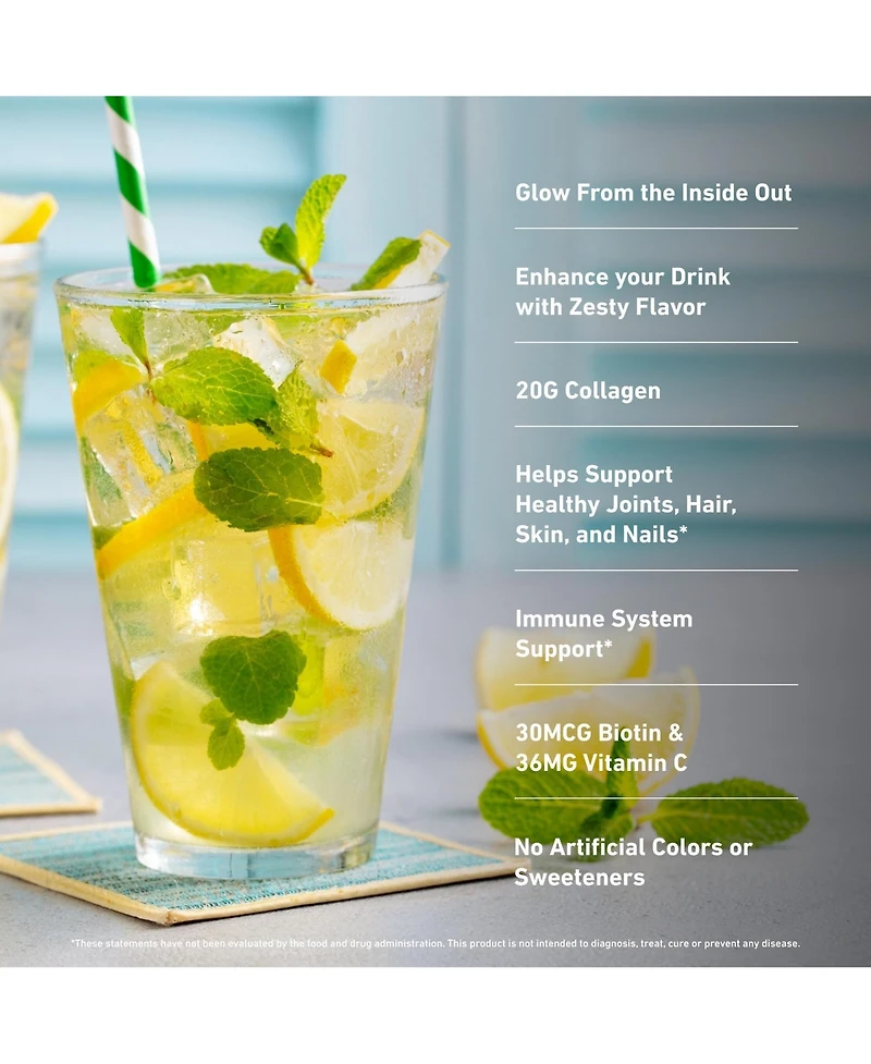 Isopure Collagen, Lemonade, 14 servings