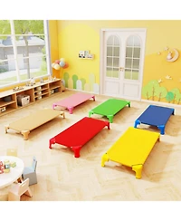 Gouun 6-Pack Stackable Kids Daycare Sleeping Cots, 53 in Portable Nap Beds