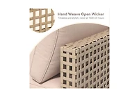 Aecojoy 7-Piece Patio Outdoor Furniture Set, Boho Sectional Set