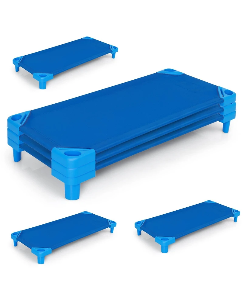 Sugift 52 x 23 Inch Pack of 6 Kids Stackable Daycare Rest Mat