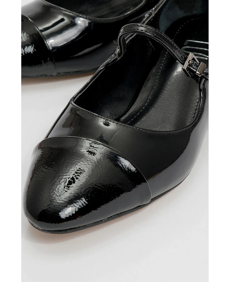 Prologue Shoes women's Uster Low Heel Mary Jane Pump