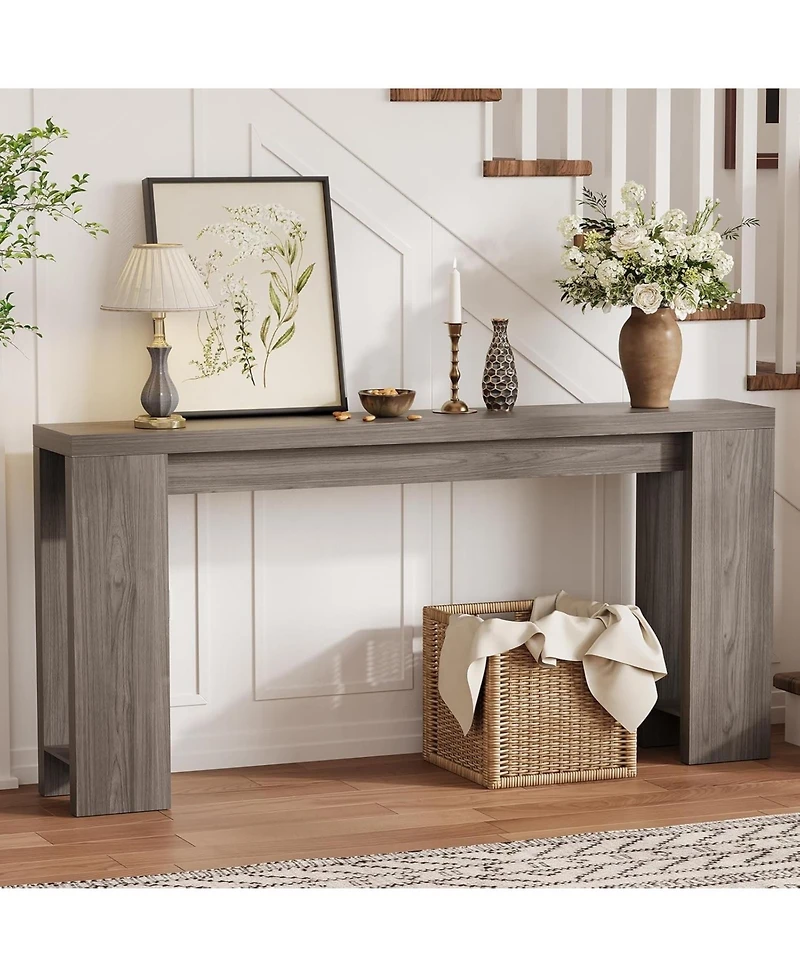 gaomon 70.9 Inch Console Tables for Living Room, Farmhouse Long Narrow Entryway Table for Entrance