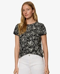Sanctuary Petite Crewneck Short-Sleeve T-Shirt