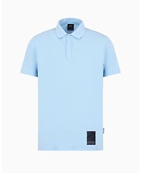 A|X Armani Exchange Men's Regular Fit With Patch Logo Polo Shirt