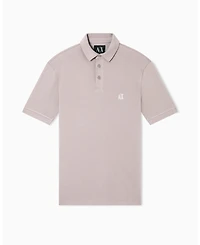 A|X Armani Exchange Men's Regular Fit Cotton Pique Polo Shirt