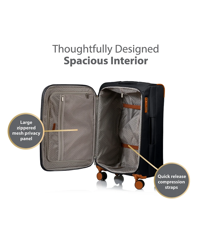 Champs Classic 3 Piece Softside Luggage Set