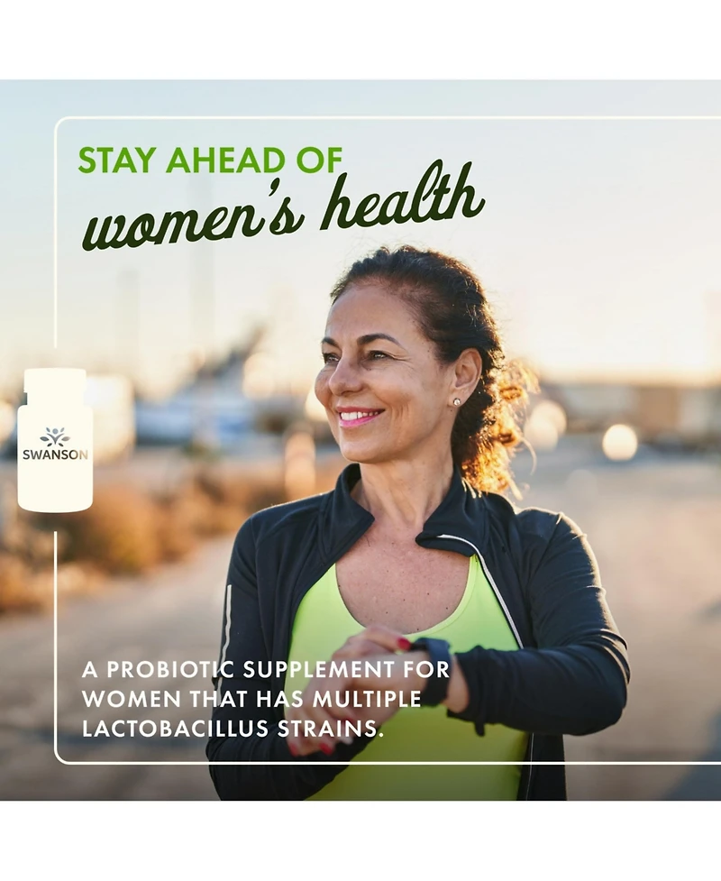 Swanson FemFlora Feminine Probiotic Supplement for Women Supports Oral, Gi and Vaginal Flora 9 Billion Cfu Per Capsule, 60 Capsules