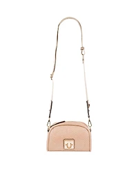 True Religion Metal Plaque Quilted Crossbody