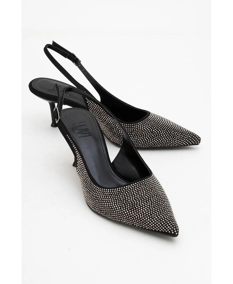 Prologue Shoes Women's Novs Slingback Pointed Toe Pump