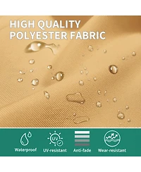 Homfan Premium Solid Cedar Pergola with Retractable Dual-Track Canopy and 6x6 Posts, Heavy-Duty Outdoor Shelter for Patio and Backyard