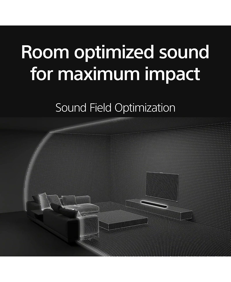 Sony K75XR70 75" 4K Bravia Lcd Mini Led Full Array Hdr Google Tv with a Sony Ht-A8000 Bravia Theater Bar Soundbar (2024)