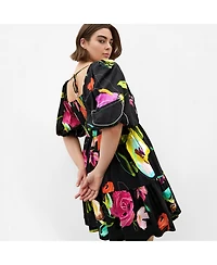 City Chic Women's Mila Print Mini Dress