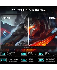 Thunderobot Storm Traditional Laptop Intel Core i7 64GB Ram Nvidia GeForce Rtx 5060 1TB Ssd Storage Windows 11 Home 165Hz