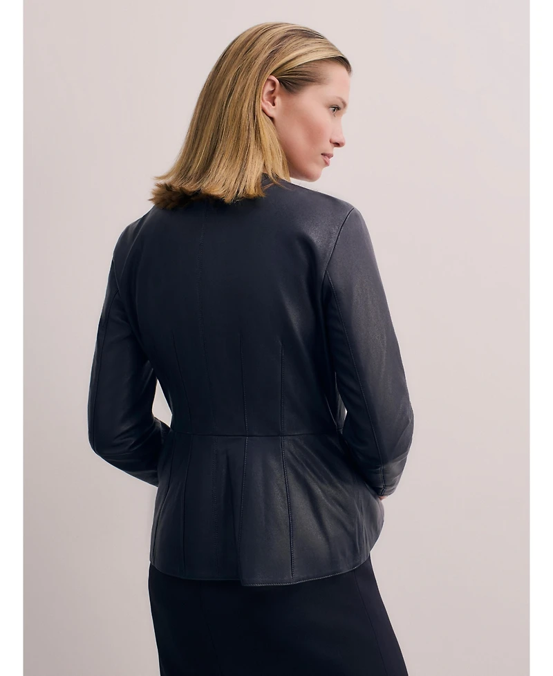 The Fold Women's Ginevra Leather Jacket