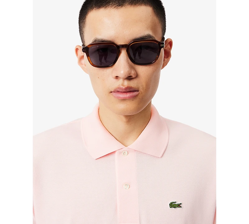 Lacoste Men's L.12.12 Classic-Fit Short-Sleeve Pique Polo Shirt