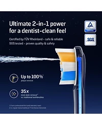Soocas Neos Ii Electric Toothbrush with Water Flosser, Sonic Electric Toothbrush for Adults, Cordless Water Flosser for Travel