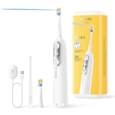 Soocas Neos Ii Electric Toothbrush with Water Flosser, Sonic Electric Toothbrush for Adults, Cordless Water Flosser for Travel