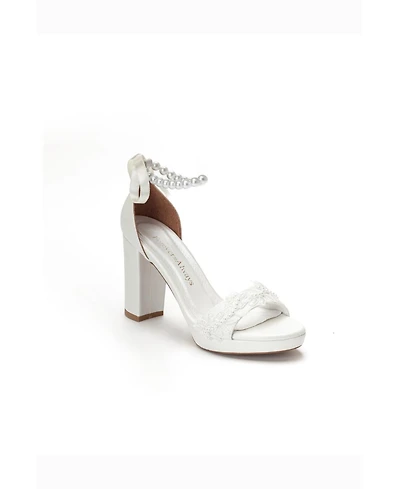 Forever & Always Shoes Women's Delphina Pearl Bridal Heel