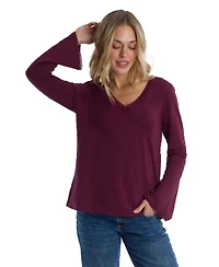 Wilt Women's Clothing V-Neck Long Sleeve Empire