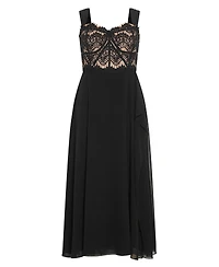 City Chic Women's Sweet Evie Chiffon Maxi Dress