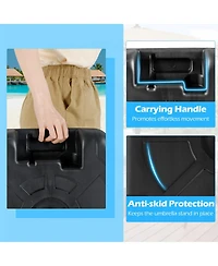 Gouun 17 in Heavy-Duty Fillable Patio Umbrella Base, Up to 88 lbs