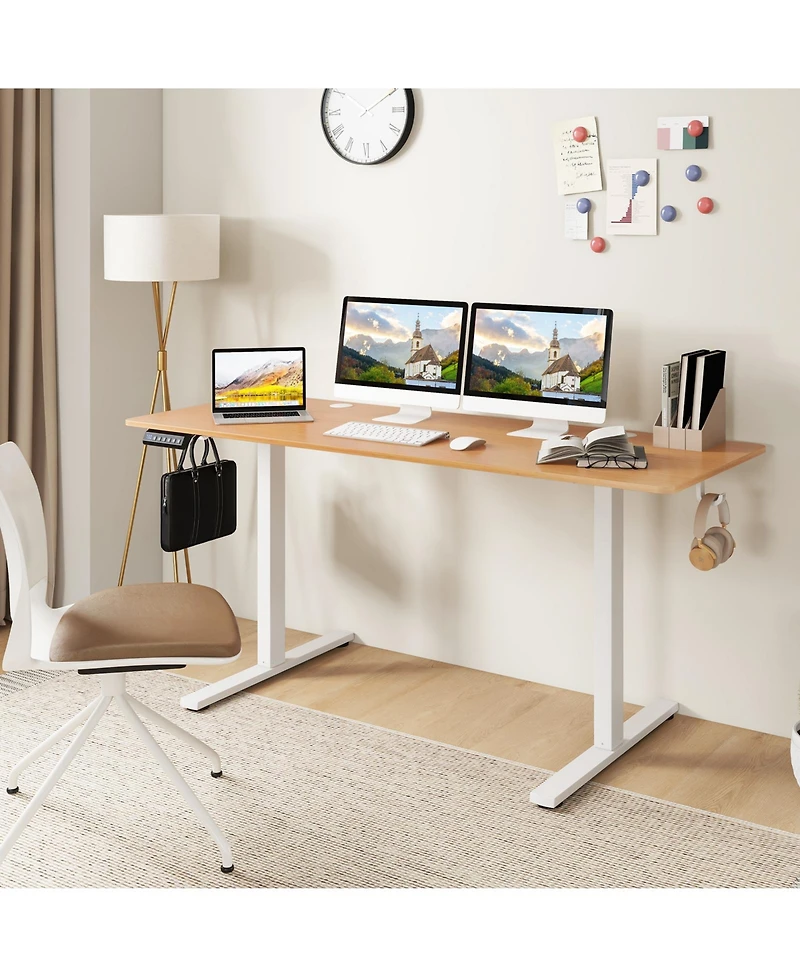 Gouun Electric Standing Desk , Height 28-46 in, 200 lbs