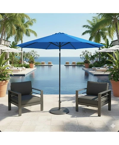 Mondawe Market Patio Umbrella with Crank and Tilt (No Base)