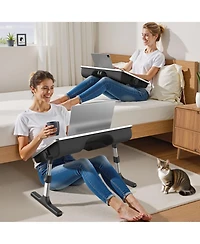 Gnuadz Lap Desk Laptop Stand Cushioned Adjustable Foldable