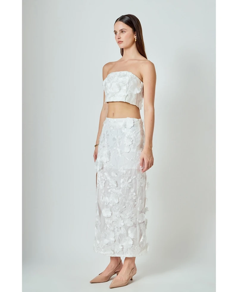 endless rose Women's Floral Embroidered Set