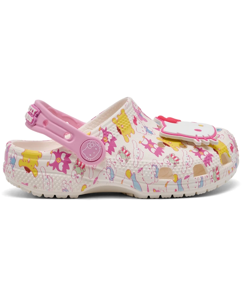 Crocs x Hello Kitty Toddler Girls Classic Clogs from Finish Line