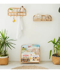Momiji Elena Handcrafted Rattan Montessori Kids Bookshelf