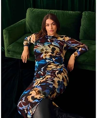 Estelle Cleo Mesh Midi Dress