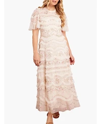 Needle & Thread Women's Marina Ruffle Ankle Gown