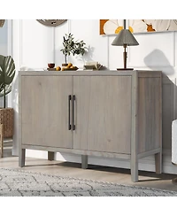 Streamdale Furniture Farmhouse Sideboard with Pine Veneer, 2 Doors