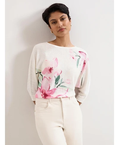 Phase Eight Women's Lorelei Boatneck Floral Jumper