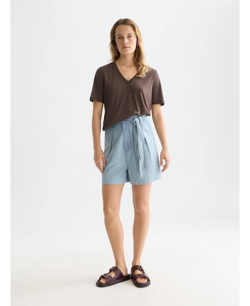Scotch & Soda Women's and Lightweight Indigo Shorts