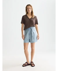 Scotch & Soda Women's and Lightweight Indigo Shorts