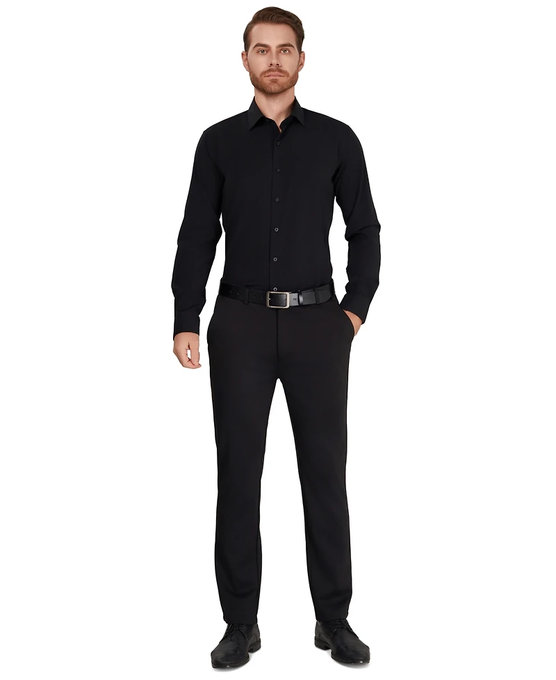 Alfani Men's Slim-Fit Performance Solid Dress Shirt, Macy's Exclusive