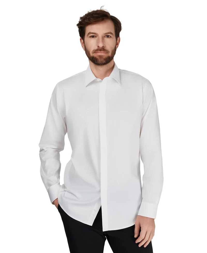 Alfani Men's Slim-Fit Spread-Collar Shirt, Macy's Exclusive
