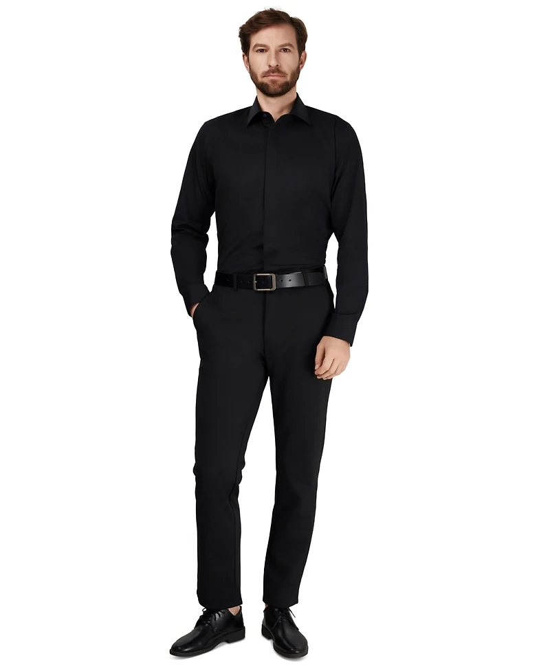 Alfani Men's Slim-Fit Spread-Collar Shirt, Macy's Exclusive