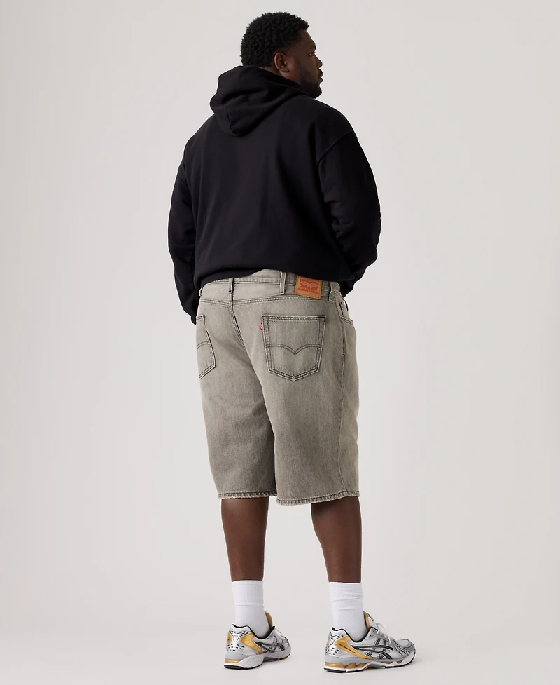 Levi's Men's Big & Tall 469 Loose-Fit 12.5" Denim Shorts